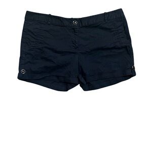 The Limited Black Roll-Cuff Shorts Size 8